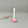 Knot Dinner Candle Holder And Pink Candlestick Holder, thumbnail 8 of 11