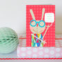 Happy Birthday Rabbit Card, thumbnail 1 of 3