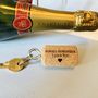 Personalised Champagne Cork Key Ring, thumbnail 2 of 3