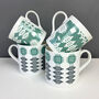 Welsh Blanket Print China Mug, thumbnail 5 of 12