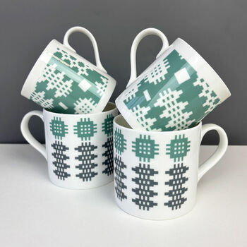 Welsh Blanket Print China Mug, 5 of 12