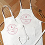Personalised Baking Apron Mother Daughter Nanny Matching Aprons, thumbnail 1 of 3