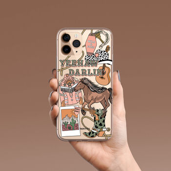 Western Yeehaw Darling Phone Case For iPhone, 6 of 9