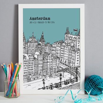 Personalised Amsterdam Print, 6 of 10