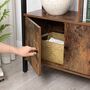 Four Tier Bookcase Industrial Style Storage Unit, thumbnail 7 of 11