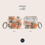 Orange Blossom Air Pods Case With Keychain, thumbnail 5 of 5