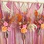 Dip Dye Dried Flower Macrame Wall Hanging, thumbnail 3 of 8