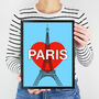 I Love Paris Art Print, thumbnail 3 of 3