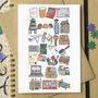 Starting University Alphabet Greetings Card, thumbnail 1 of 3