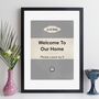 Please Leave By Nine Our Home Personalised Print Gift, thumbnail 10 of 11