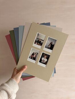 Instax Mini X Four Luxury A4 Photo Frame Mount, 4 of 4