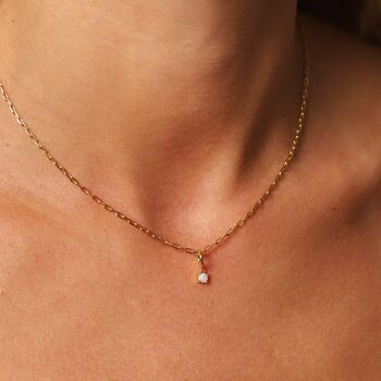 October Birthstone Necklace, 8 of 8