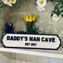 Personalised Father's Day Sign Dad Daddy Wooden Road, thumbnail 2 of 2
