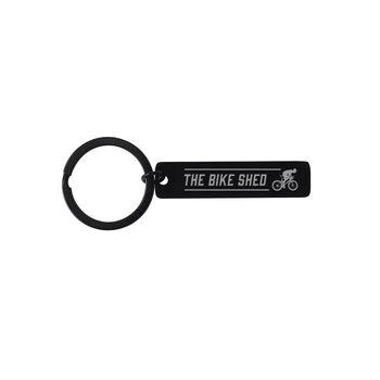Long Black Metal Keyring 'The Bike Shed' | Father's Day | Key Accessory | Gift For Dad, 3 of 3