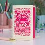 Papercut 'Strong Women' Card, thumbnail 1 of 5