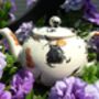 Two Cup Teapot In Hubble Bubble Witches Design, thumbnail 5 of 6