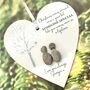 Personalised Best Friends Pebble Heart Bauble, thumbnail 4 of 7