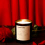 Valentine Day Candle | Rose + White Musk + Saffron, thumbnail 4 of 5