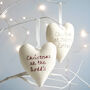 Personalised Heart Christmas Tree Decoration Gift, thumbnail 1 of 12
