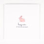 Personalised Family Easter Pink Bunny Card, thumbnail 2 of 3