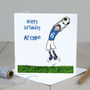 Personalised Red, Blue Or Green Football Birthday Card, thumbnail 3 of 5