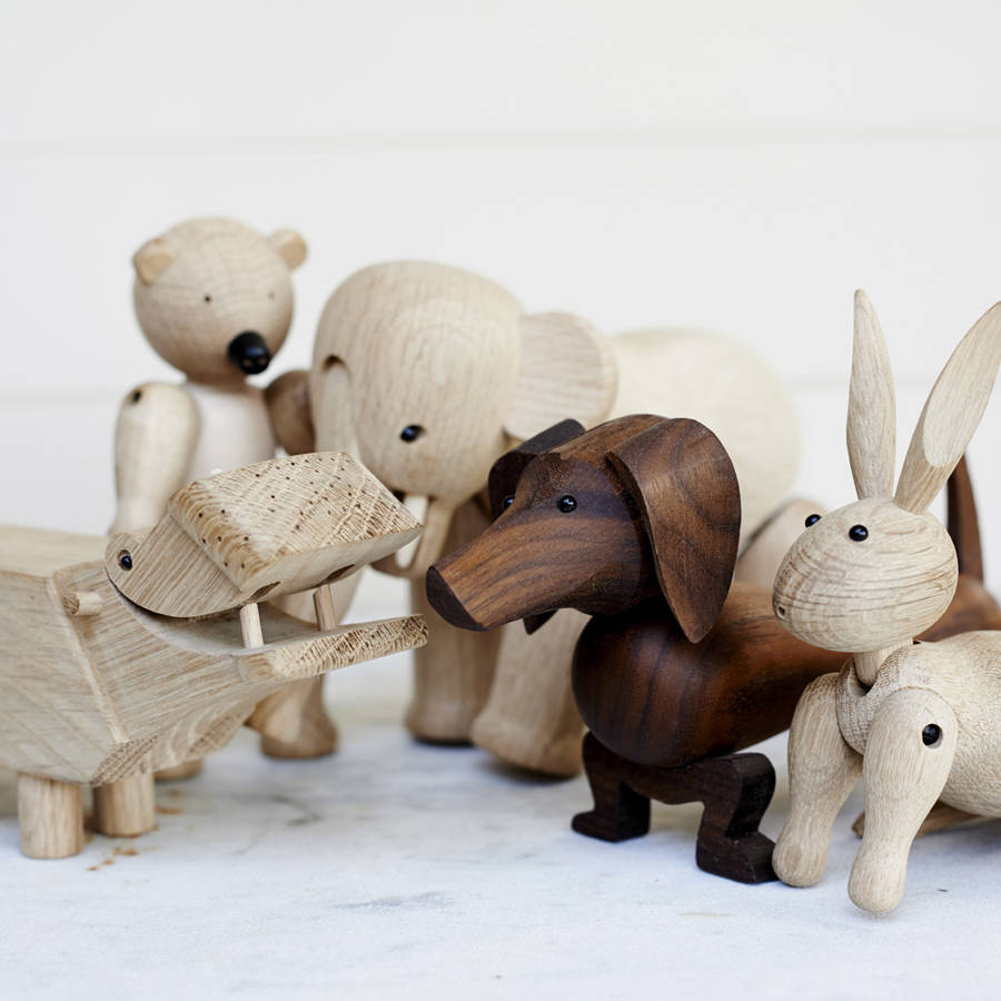 wooden toy animals by brush64