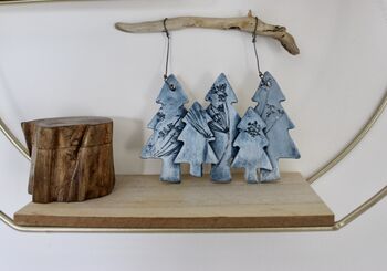 Woodland Trees And Drift Wood Wall Hanging, 6 of 8
