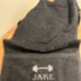 Personalised Embroidered Gym Towel With Zipped Pocket, thumbnail 1 of 9