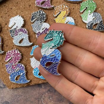 Pride Flag Lgbtq+ Sea Serpents Enamel Pin, 4 of 6