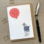 Personalised Goat Birthday Card, thumbnail 2 of 4