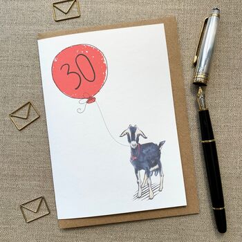Personalised Goat Birthday Card, 2 of 4