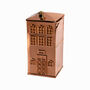 Solid Copper House Shaped Storage Tin, Copper Decorative Jar, Halloween Candy Container Box, thumbnail 2 of 5