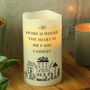 Personalised Home LED Candle, thumbnail 4 of 5