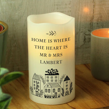 Personalised Home LED Candle, 4 of 5