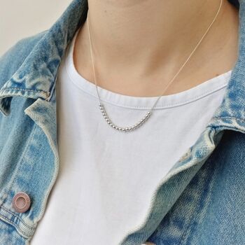 Sterling Silver 21 Beads 21st Birthday Necklace, 2 of 7