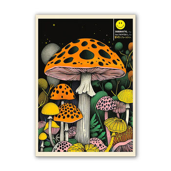 Psychedelic Mushroom Framed Artwork Pipe Dream, 4 of 9