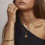 Zodiac Charm Necklace Gold Plated Sterling Silver, thumbnail 3 of 12