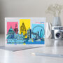 Vivid London Montage Greetings Card, thumbnail 1 of 3