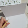 Eucalyptus And Gypsophila Thank You Cards, thumbnail 7 of 8