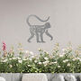 Floral Monkey Metal Wall Art For Garden And Home Decor Gift, thumbnail 10 of 10