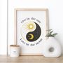 Yin Yang Framed Wall Art Print, thumbnail 1 of 3