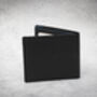 Men's Black Leather Wallet Bifold Rfid Safe, thumbnail 5 of 10