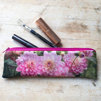 Flower Pencil Case Luxury Velvet, 5 of 11