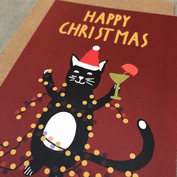 Merry Christmas Cat Card, 3 of 5