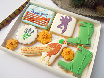 Personalised Country Walk Cookie Letterbox Gift, 2 of 3