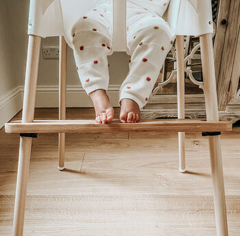 Bamboo Footrest For Ikea Highchair, 6 of 6