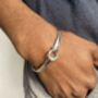 Silver Bangle Bracelet Gift For Men, thumbnail 2 of 5