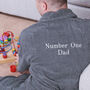 Personalised 'Best Daddy' Towelling Bath Robe, thumbnail 1 of 12
