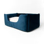 Charley Chau Deep Sided Dog Bed In Velour, thumbnail 9 of 10