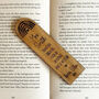 Personalised Teachers Wooden Bookmark Gift Thank You, thumbnail 1 of 10